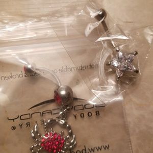 Lot of belly button rings